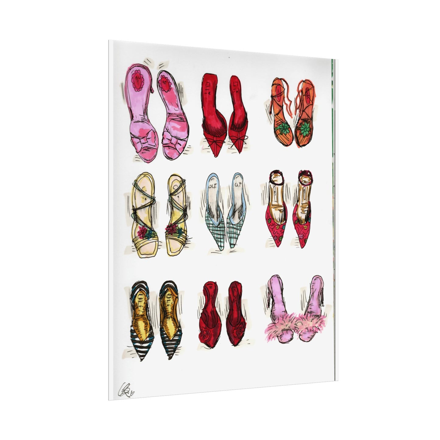 A thing for shoes print