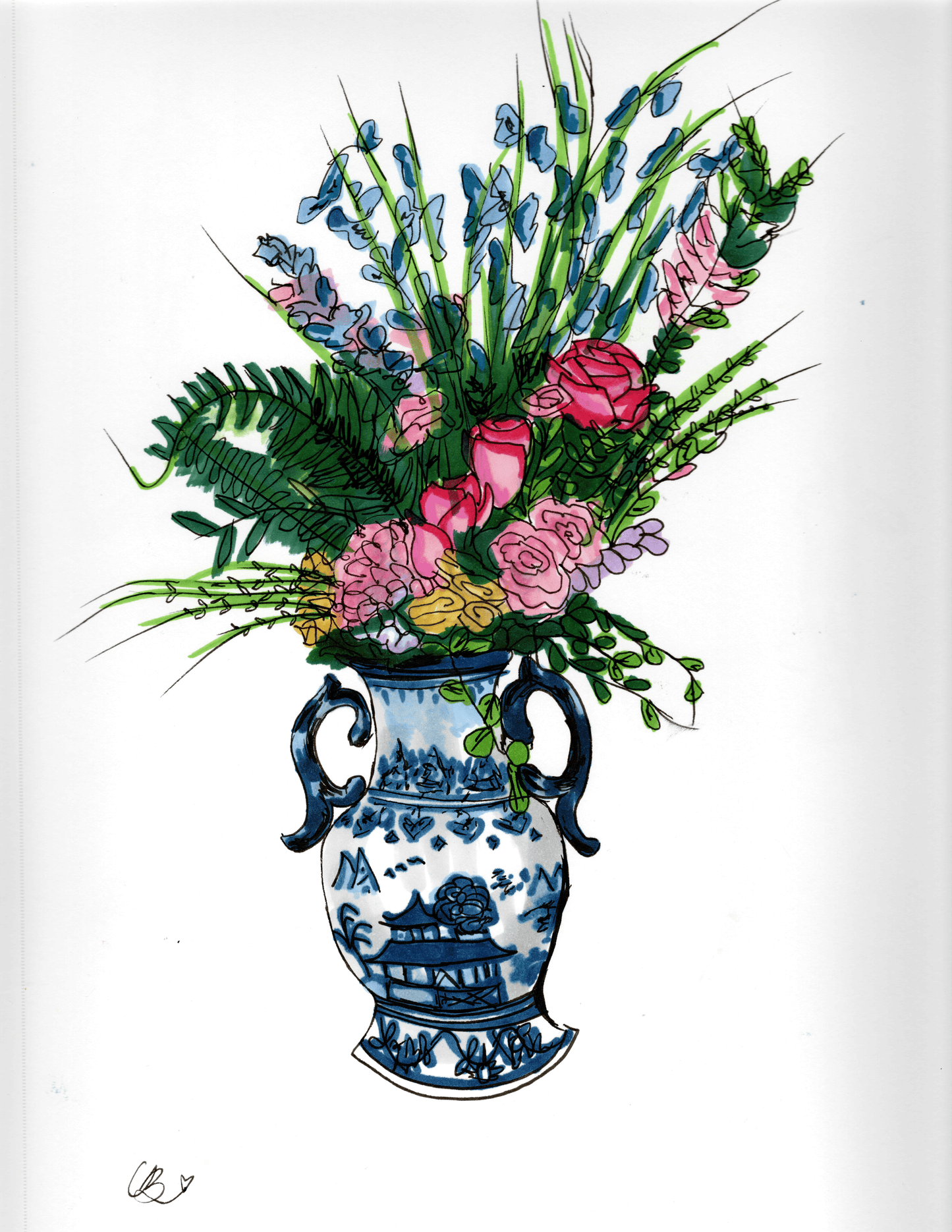 your mothers bouquet print